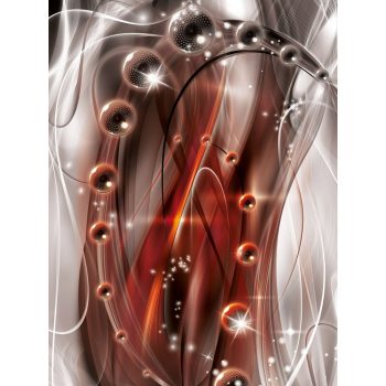   Absztrakt gömbök poszter, fotótapéta, Vlies (184x254 cm, álló)