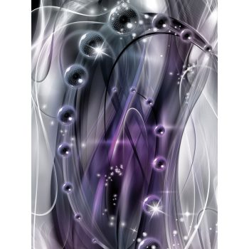   Absztrakt gömbök poszter, fotótapéta, Vlies (184x254 cm, álló)