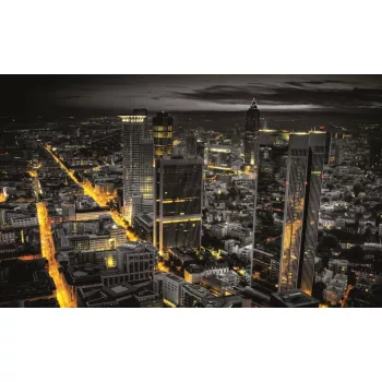 View City Aerial of Frankfurt poszter, fotótapéta