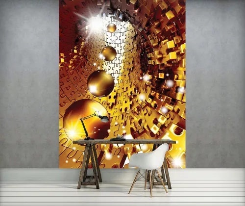 3D absztrakt poszter, fotótapéta (184 x 254 cm)