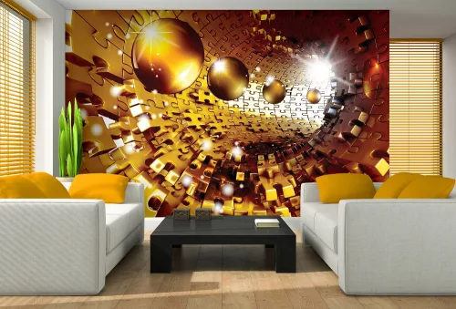 3D absztrakt poszter, fotótapéta (104 x 70,5 cm)