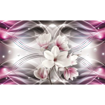 Virág minta poszter, fotótapéta, Vlies (104 x 70,5 cm)