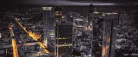View City Aerial of Frankfurt poszter, fotótapéta (250 x 104 cm)