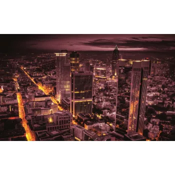 View City Aerial of Frankfurt poszter, fotótapéta