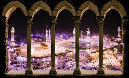 Mecca  poszter, fotótapéta, Vlies (104 x 70,5 cm)