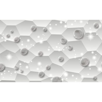 Absztrakt 3D poszter, fotótapéta, Vlies (104 x 70,5 cm)