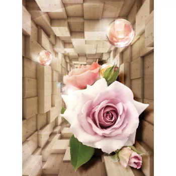   Virág minta poszter, fotótapéta, Vlies (206x275 cm, álló)