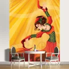 Táncos vlies poszter, fotótapéta (206 x 275 cm)