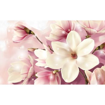 Virágok poszter, fotótapéta, Vlies (104 x 70,5 cm)