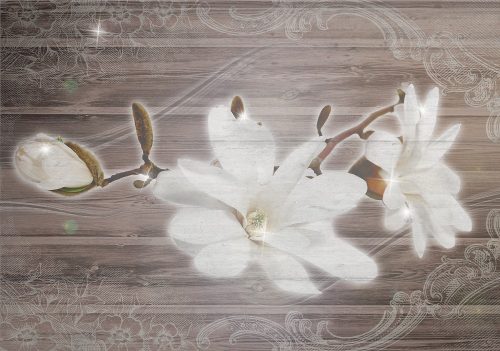 Virágok poszter, fotótapéta Vlies (208 x 146 cm)