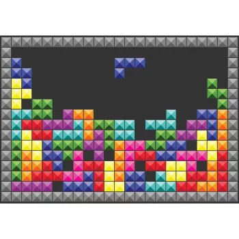 Tetris poszter, fotótapéta