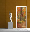 Erdei út poszter, fotótapéta (91 x 211 cm)