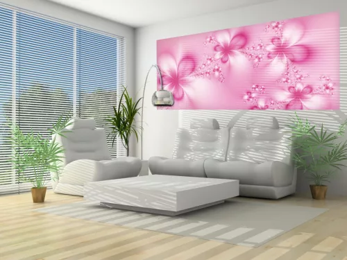 Virág minta poszter, fotótapéta (250 x 104 cm)