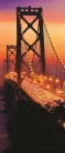 Oakland Bay Bridge poszter, fotótapéta (91 x 211 cm)