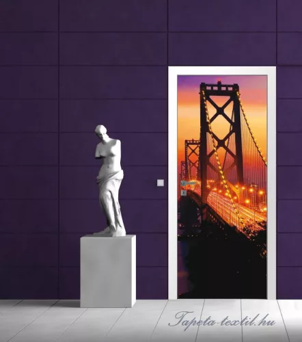Oakland Bay Bridge poszter, fotótapéta (91 x 211 cm)