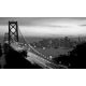 Oakland Bay Bridge poszter, fotótapéta, Vlies (104 x 70,5 cm)