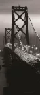 Oakland Bay Bridge éjszaka poszter, fotótapéta (91 x 211 cm)