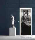 Oakland Bay Bridge éjszaka poszter, fotótapéta (91 x 211 cm)