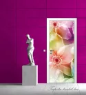 Szines nárciszok poszter, fotótapéta (91 x 211 cm)