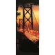 Oakland Bay Bridge öntapadós poszter, fotótapéta (91 x 211 cm)