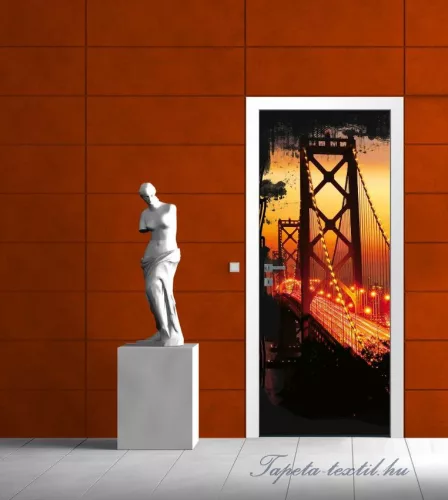 Oakland Bay Bridge poszter, fotótapéta (91 x 211 cm)