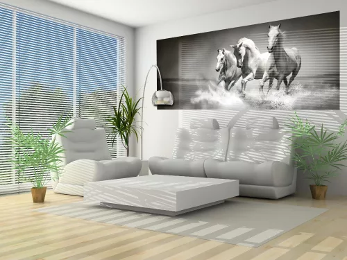 Lovak minta poszter, fotótapéta (250 x 104 cm)