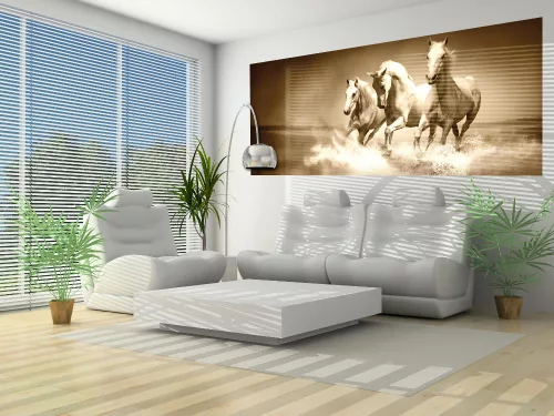 Lovak minta poszter, fotótapéta (250 x 104 cm)