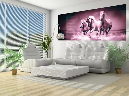 Lovak minta poszter, fotótapéta (250 x 104 cm)
