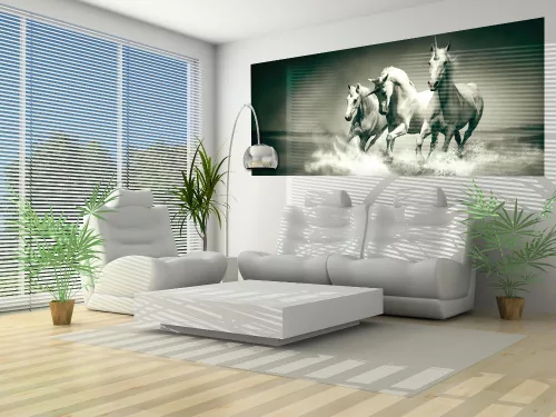 Lovak minta poszter, fotótapéta (250 x 104 cm)
