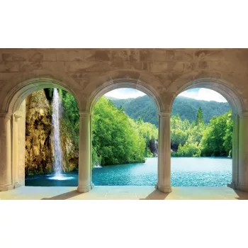 Kilátás a teraszról poszter, fotótapéta