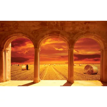 Kilátás a teraszról poszter, fotótapéta