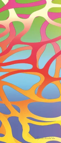 Absztrakt poszter, fotótapéta (91 x 211 cm)