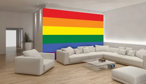 Színes csíkok poszter, fotótapéta