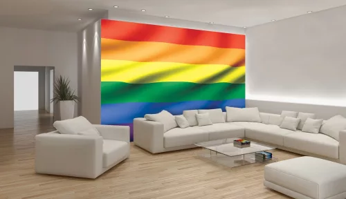 Színes csíkok poszter, fotótapéta