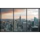 New York ablakból poszter, fotótapéta Vlies (368 x 254 cm)