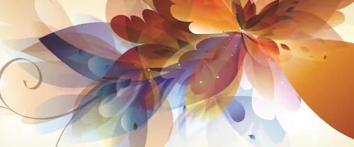 Virág minta poszter, fotótapéta (250 x 104 cm)