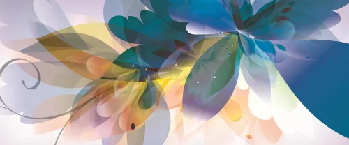 Virág minta poszter, fotótapéta (250 x 104 cm)