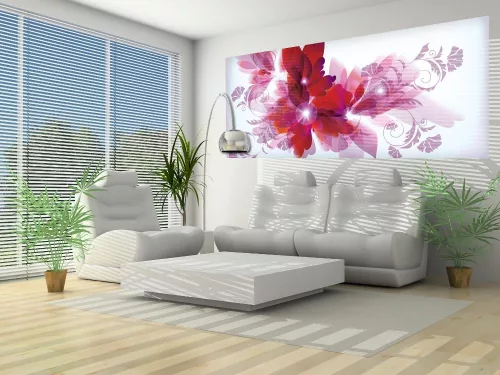 Virágok poszter, fotótapéta (250 x 104 cm)