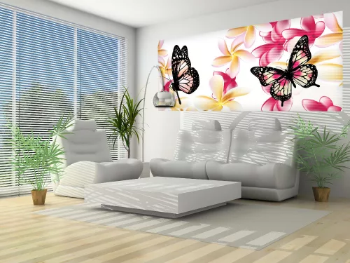 Pillangók poszter, fotótapéta (250 x 104 cm)