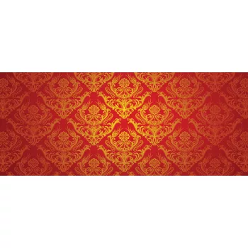 Barokk minta poszter, fotótapéta (250 x 104 cm)
