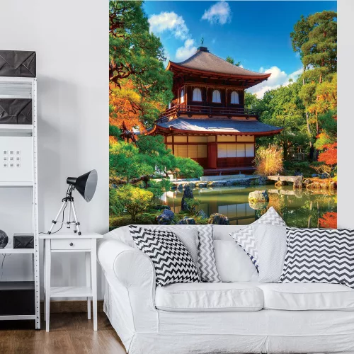 Japán kert poszter, fotótapéta (206 x 275 cm)