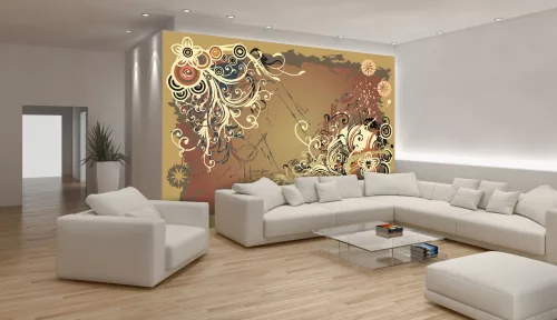 Ornament poszter, fotótapéta (104 x 70,5 cm)