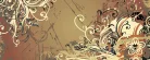 Ornament poszter, fotótapéta (250 x 104 cm)