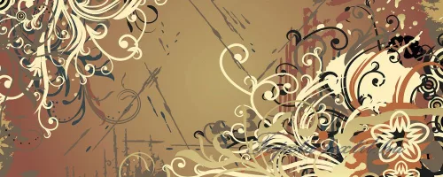Ornament poszter, fotótapéta (250 x 104 cm)