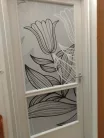 Virág minta öntapadós poszter, fotótapéta (91 x 211 cm)