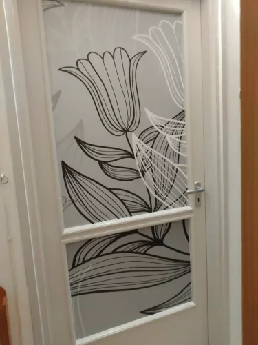 Virág minta öntapadós poszter, fotótapéta (91 x 211 cm)