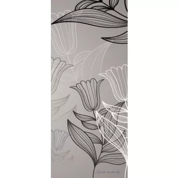 Virág minta poszter, fotótapéta (91 x 211 cm)