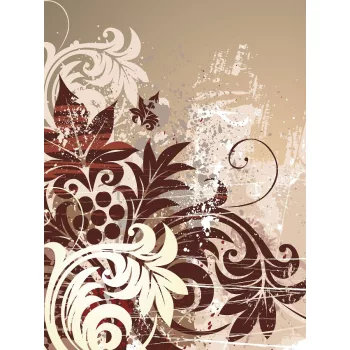 Ornament poszter, fotótapéta, Vlies (184x254 cm, álló)
