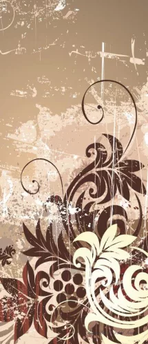 Ornament poszter, fotótapéta (91 x 211 cm)