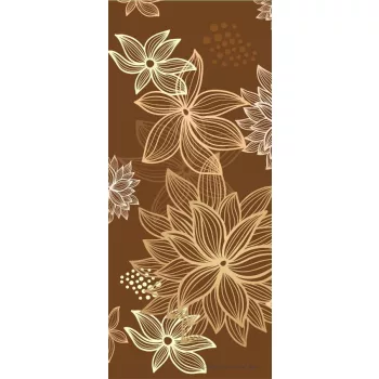 Virág minta poszter, fotótapéta (91 x 211 cm)